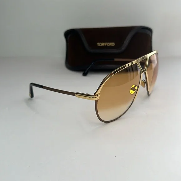 💯- New Auth Tom Ford Gold Gradient Xaier TF 1060 Sunglass Seen on Kris J… - Picture 6 of 16